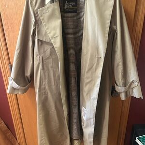 London Fog Beige Trench Coat